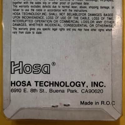 Hosa YPR-124 6" Shielded Y Cable Mono 1/4" Phone Plug to Two RCA Plugs - Black image 3