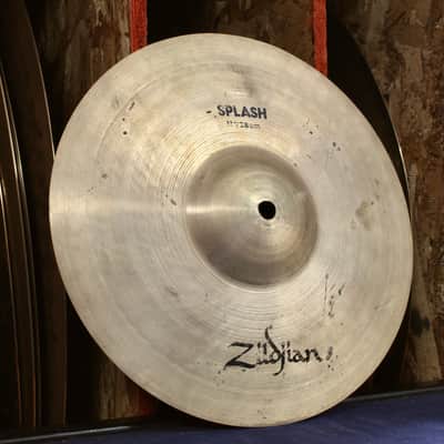 1930-40s A. Zildjian 11" First Stamp Splash 266g – Factory Ink Stamped image 3