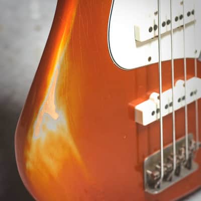 Garage Jazz Bass Candy Tangerine w/ Hepcat Pickups image 3