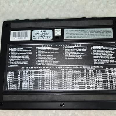 Alesis SR-16 Drum Machine 1992 Black image 7