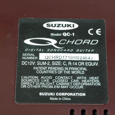 Suzuki Q Chord QC-1 / Q-Chord Digital Synthesizer W/ Bag TESTED image 8