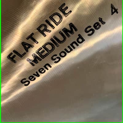 Paiste Formula 602 18" Flat Ride Medium Seven Sound Set 4 RARE 1970s MADE/FINISHED IN WEST GERMANY! 1732g image 2