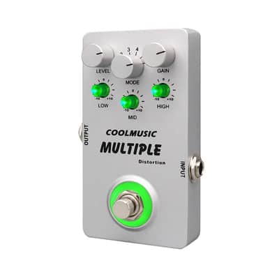 Coolmusic A-MT6 Digital Distortion Guitar Effect Pedal with 6 distortions image 2