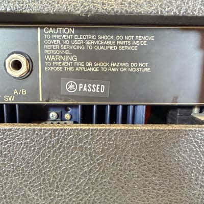 Yamaha G100-112 Vintage 100-Watt 1x12 Solid State Guitar Combo Amp Made in Japan Early 1980's image 11
