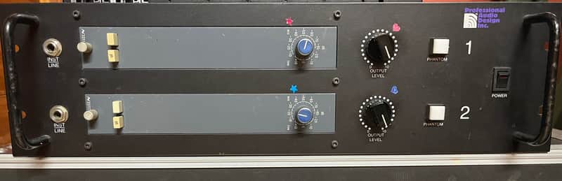 Neve 33117 1970's Mic Line 2 Channel Preamp Pair image 1