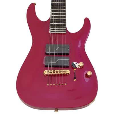 ESP LTD SC-607B Stephen Carpenter Deftones Guitar Magenta Metallic B-Stock 1390 image 2
