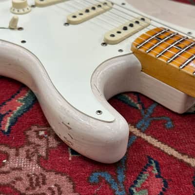 Fender Custom Shop '57 Relic Stratocaster 2022 Aged White Blonde image 5