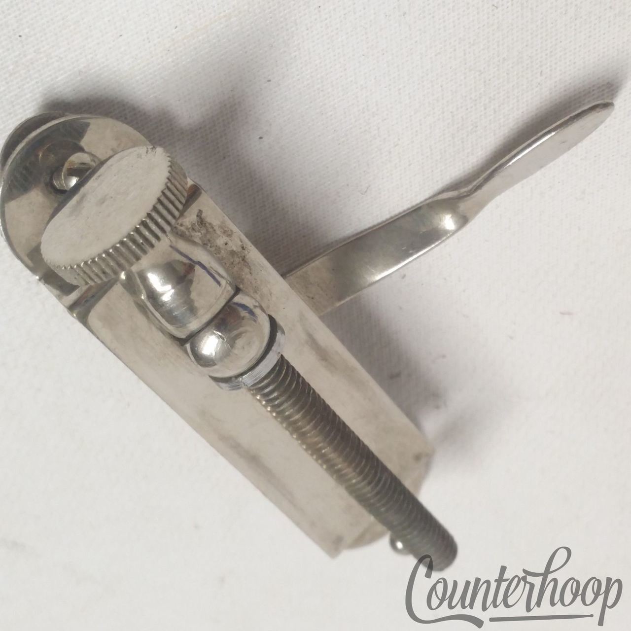 Leedy Snare Drum Strainer 2 9/16" Nickel Vintage 40s Tensioner Marching Parade* — main photograph
