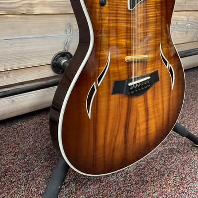 Taylor T5C2-12 Custom Koa 12-String 2008 - 2013 - Koa Shaded Edgeburst image 3