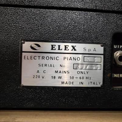 ELEX Electronic Piano K3 '70 - Nero / Argento image 9