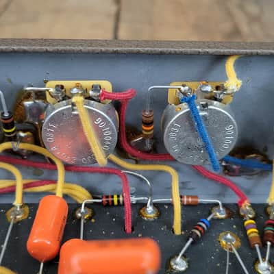 Victoria Regal II - Blond Tolex 2008 15" hand wired tube amp image 18