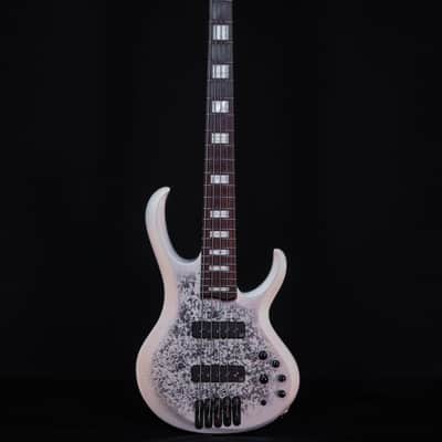 Ibanez Limited BTB25TH5 5-String Bass, Silver Blizzard Matte image 5