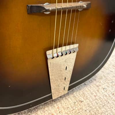 Low Action, A+ intonation rocker! 1961-7 Kay K5160 with original bridge and bonus rubber bridge image 3