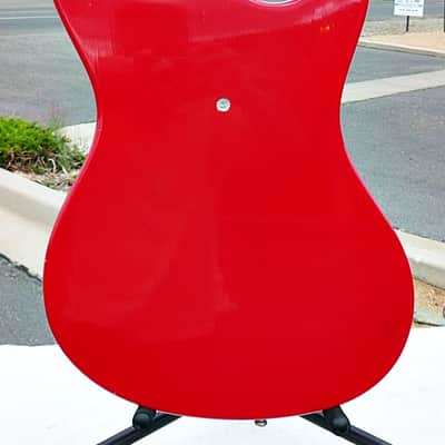 Vintage USA 1967 Mosrite Smith Guitar Mel-O-Bar Electric Slide Guitar Serial #128 - Rare Red Finish image 14