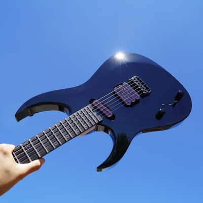 Schecter DIAMOND SERIES Sunset-6 Triad - Gloss Black Left Handed 6-String Electric Guitar image 9