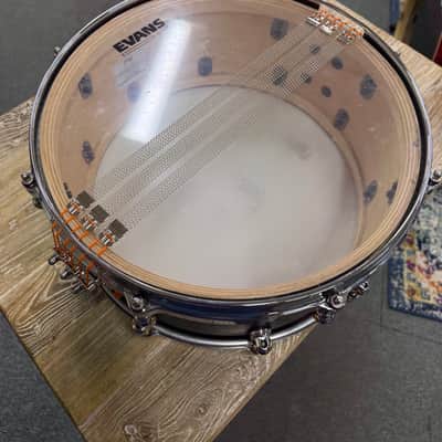 Pearl DC1465S/C Dennis Chambers 14x6.5" Signature Snare Drum 2023 - Present - Matte Black with Chrome Hardware image 8