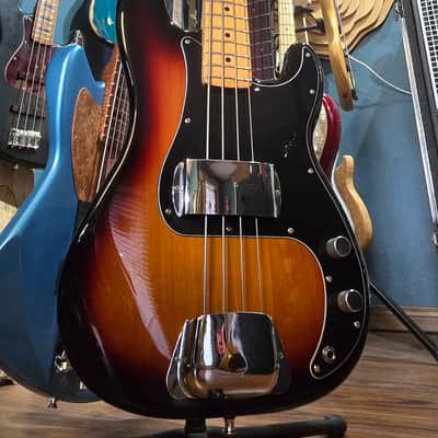 1978 Fender P Neck with 2019 American Standard body- Sunburst image 8