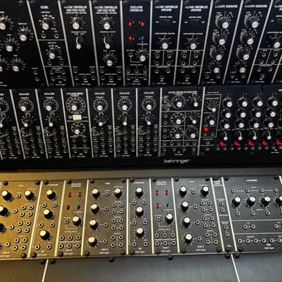 Behringer System 55 Complete Eurorack Modular Synthesizer 2021 - Present - Black image 9