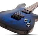 Schecter Omen Elite-6 See Thru Blue Burst 2452