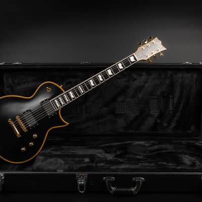 2009 ESP Standard Eclipse-II - Vintage Black | No E-II Japan Singlecut EMG 81 60 Humbucker Pickups 3.55kg | OHSC image 2