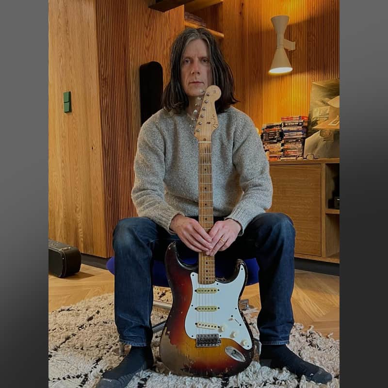 Fender Stratocaster Ex John Squire THE STONE ROSES Sunburst 1958 image 2