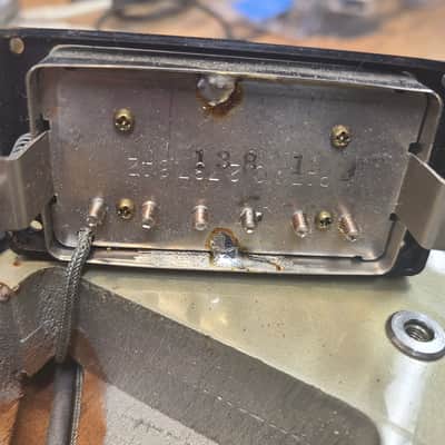 Gibson Les Paul Silver streak 1982 - greenish silver image 9