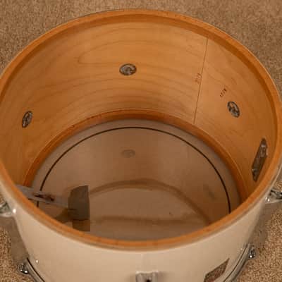 1970s Premier B303 White Duroplastic Drum Set image 25