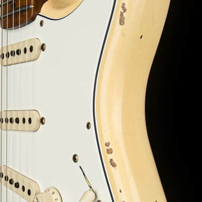 Fender Custom Shop Empire 59 Transition Stratocaster Relic - Aged Vintage White #19335 image 11