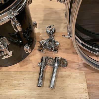 Ludwig 12/13/22 Rocker USA Drum Kit Set in Piano Black image 3
