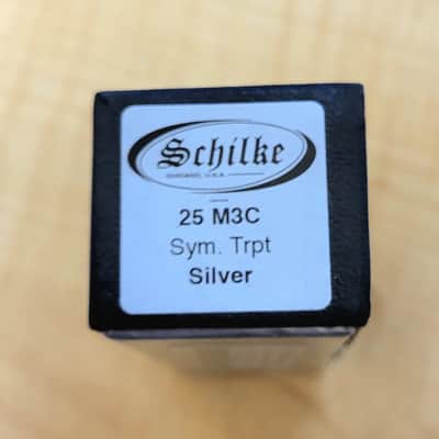 Schilke M3C Symphony Series Trumpet Mouthpiece - Silver Plated image 2