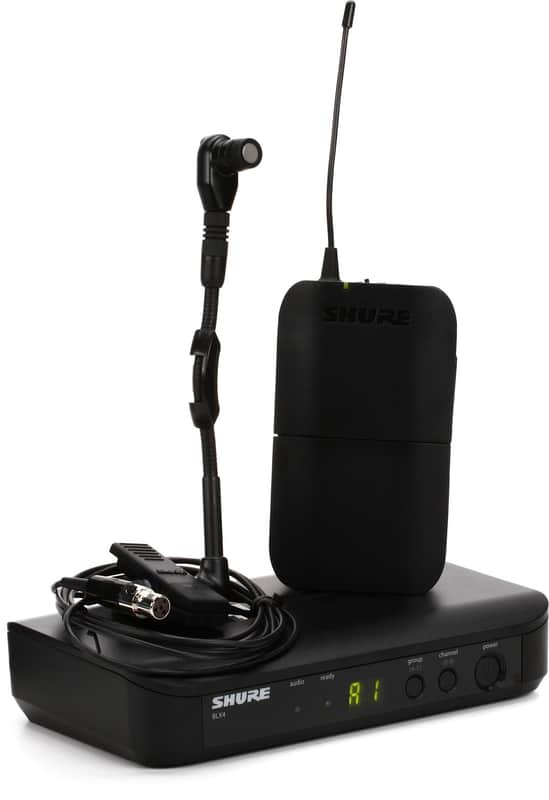 Shure BLX14/B98 Wireless Instrument Microphone System - H11 Band image 1