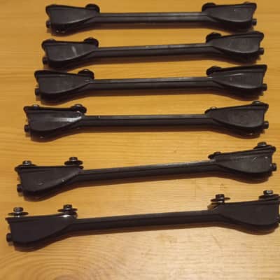 Tama Tom Tuning Lug  Set 6pc - 13 - 14" Tama (Superstar) (MCHL13T) 2002-2011 - Black 🖤 image 8