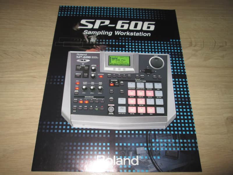 Roland SP-606 Sampling Workstation Brochure-Original Vintage Synthesizer Catalog image 1