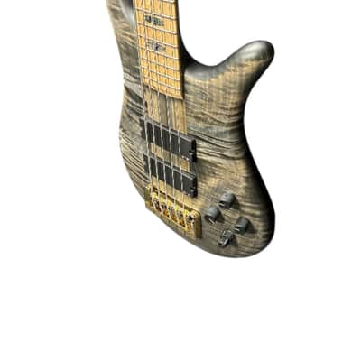 Spector USA NS-5XL, Super Faded Black Oil w/ BEM and Haz-Lab Preamp 9.5 LBS*IN STOCK image 4