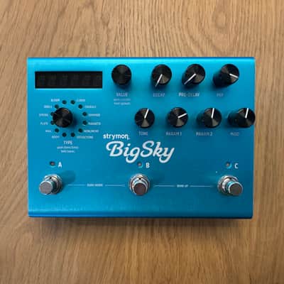 Strymon Big Sky Reverb WITH DECKSAVER - Present - Blue image 1