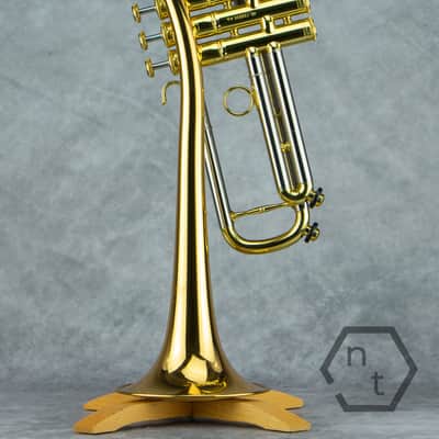 Carol Brass CTR-5280L-GLT (Euro) Bb trumpet, clear lacquer image 5