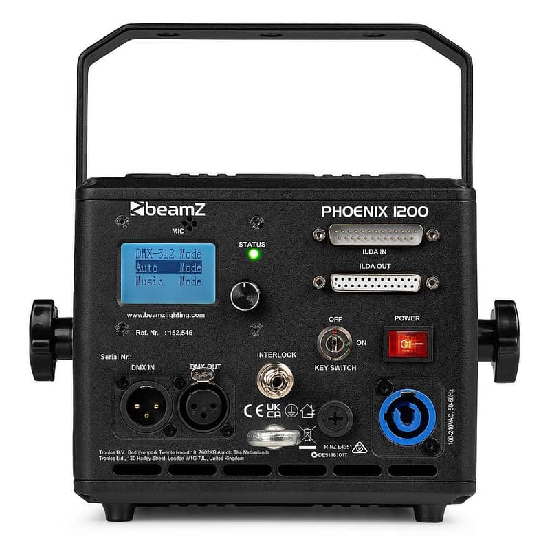 Beamz Phoenix 1200 Pure Diode Laser Rgb image 1