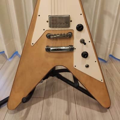 Unique Piece Epiphone '67 Flying V 1994 KOREA Wood ! image 8