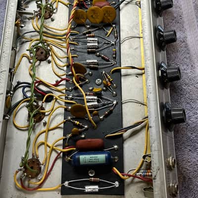 1968 Fender Princeton Reverb "Silverface Drip Edge" -  Blackline - AA764 Circuit image 20