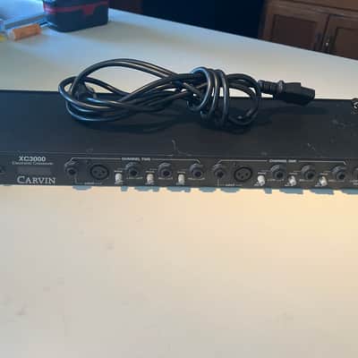 Carvin XC3000 Stereo 2/3 Way Electronic Crossover with rack mount bolts and IEC power cable image 5