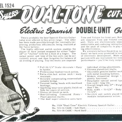 Supro 1524 'Dual-Tone' 1954 - Mother of Toilet Seat image 7