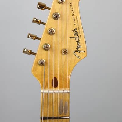 Fender Custom Shop Limited '55 Bone Tone Strat Relic Wide Fade 2 Color Sunburst image 4