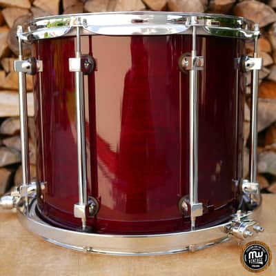 Immagine Premier SIGNIA Maple Tom Floor Tom 14" x 12" Cherry Wood UK Made - 8