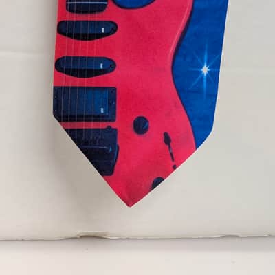 *vintage 1994* Ralph Marlin NECKTIE (80's Hard Rock/Metal) Guitar & Bass Graphic MADE IN USA! image 2