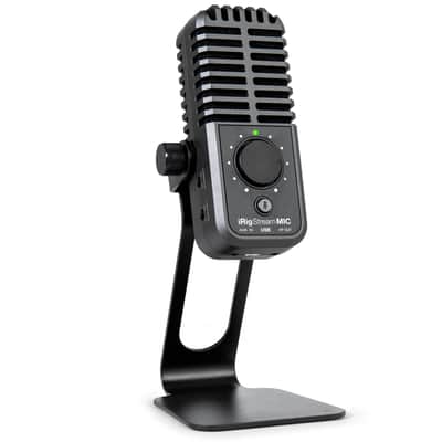 IK Multimedia iRig Stream Mic USB Cardioid USB Condenser Microphone