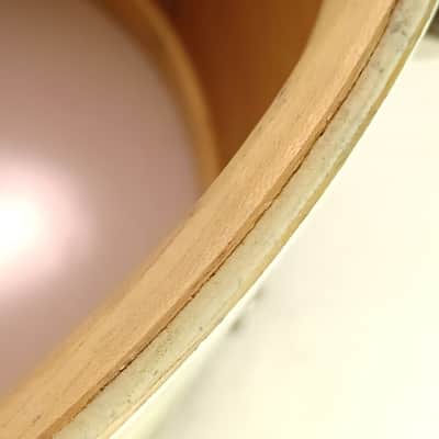 *Slingerland 16x16" 1944 WW2 Virgin Floor Tom Drum Radio King White Marine Pearl image 8