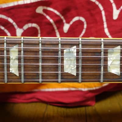 1989 Gibson Les Paul Pre-Historic Flametop ‘59 Reissue Cherry Sunburst Yamano image 10