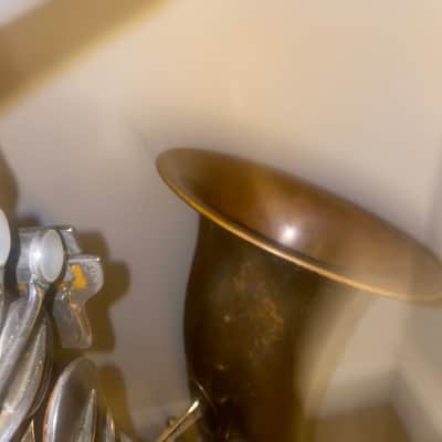 Vintage buescher Aristocrat series III Tenor saxophone, post Big G SN359090 image 20