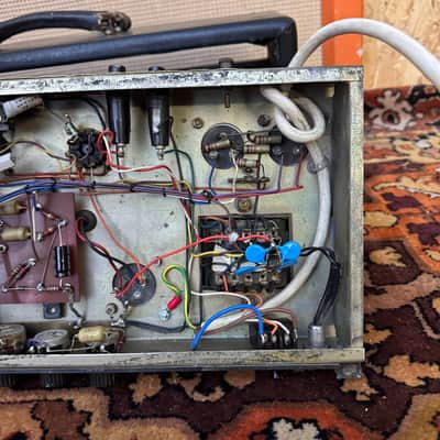 Vintage 1960s Selmer Treble N Bass 50 MKIII MK3 Valve Guitar Amplifier Mullards image 21