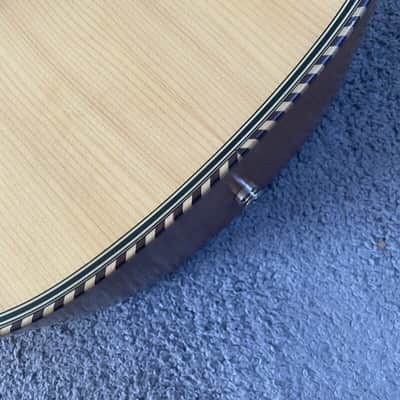 Natural 10 String Acoustic Electric Guitar, Spruce Top, Mahogany Body, Rosewood Fingerboard image 4